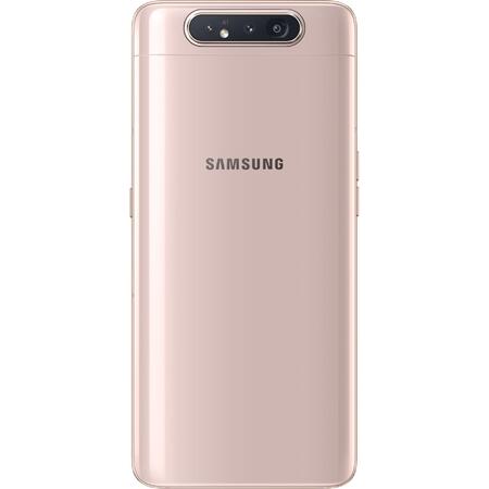 Telefon mobil Samsung Galaxy A80, Dual SIM, 128GB, 8GB RAM, 4G, Angel Gold
