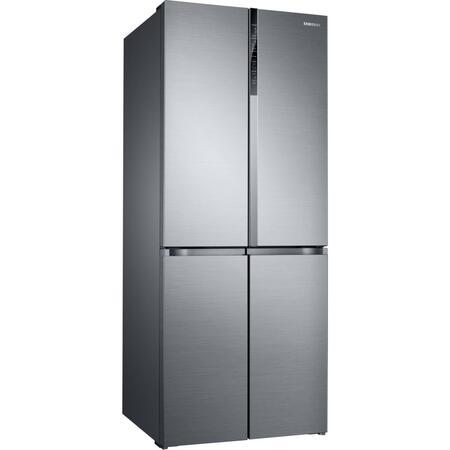Side by side Samsung RF50K5920S8/EO, 486 l, Clasa F, Full No Frost, Compresor Digital Inverter, All Around Cooling, Triple Cooling, Afisaj LED, Touch Control, Inox