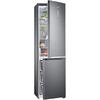 Combina frigorifica Samsung RB41R7837S9/EF, 403L, NoFrost, Touch control, Clasa E, H 201 cm, Argintiu