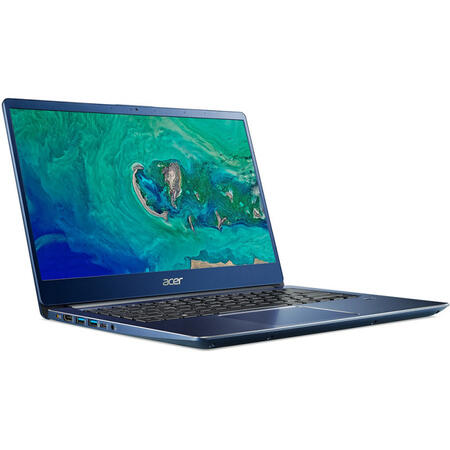 Ultrabook Acer 14'' Swift 3 SF314-56, FHD IPS, Intel Core i5-8265U , 8GB DDR4, 256GB SSD, GMA UHD 620, Linux, Blue