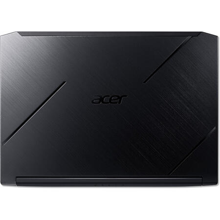Laptop Acer Gaming 15.6'' Nitro 7 AN715-51, FHD 144Hz, Intel Core i7-9750H , 16GB DDR4, 512GB SSD, GeForce GTX 1660 Ti 6GB, Linux, Black