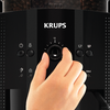 Espressor Krups EA81M870 Essential, 1450 W, 15 bar, Recipient Lapte, rasnita metal, Thermoblock, Negru