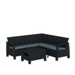 Keter Set mobilier gradina Curver Corfu Relax II, gri