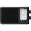 Radio portabil Sony ICF506, FM/AM, Mufa casti, Negru