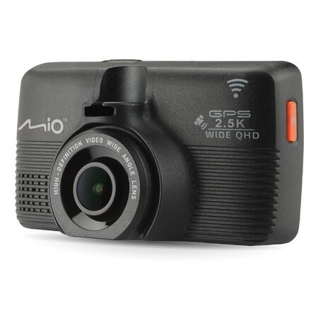 Camera auto DVR Mio MiVue798, QHD, ecran de 2.7”, unghi de 150 grade, senzor Sony Starvis Cmos, Wi-Fi, GPS încorporat, negru