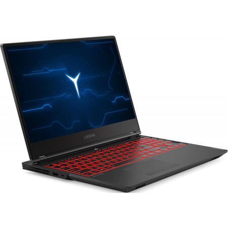 Laptop Lenovo Gaming 15.6'' Legion Y7000, FHD IPS, Intel Core i7-9750H , 8GB DDR4, 512GB SSD, GeForce GTX 1650 4GB, FreeDos, Black