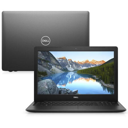 Laptop DELL 15.6'' Inspiron 3584 (seria 3000), FHD, Intel Core i3-7020U , 4GB DDR4, 128GB SSD, GMA HD 620, Linux, Black