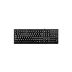 A4TECH Tastatura USB, 104 taste, concave, black