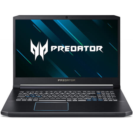 Laptop Acer Gaming 17.3'' Predator Helios 300 PH317-53, FHD IPS 144Hz, Intel Core i7-9750H, 16GB DDR4, 1TB 7200 RPM + 256GB SSD, GeForce RTX 2070 8GB, Linux, Black