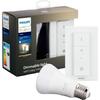 Philips Pachet Bec inteligent LED HUE, Bluetooth, E27, 9W (60W), 806 lm, A+, lumina alba + Intrerupator
