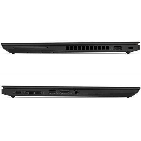 Laptop Lenovo 14'' ThinkPad T490s, FHD IPS, Intel Core i7-8565U, 16GB DDR4, 1TB SSD, GMA UHD 620, 4G LTE, Win 10 Pro, Black