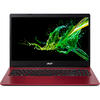 Laptop Acer 15.6'' Aspire 3 A315-34, FHD, Intel Pentium Silver N5000 , 4GB DDR4, 256GB SSD, GMA UHD 605, Linux, Red