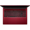 Laptop Acer 15.6'' Aspire 3 A315-34, FHD, Intel Pentium Silver N5000 , 4GB DDR4, 256GB SSD, GMA UHD 605, Linux, Red