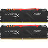 Memorie RAM Kingston HyperX FURY RGB, DDR4, 16GB (Kit 2x8GB), 3200MHz, CL16
