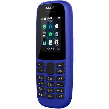 Telefon mobil Nokia 105 (2019), Dual SIM, albastru
