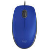 Mouse Logitech M110, Silentios, Albastru