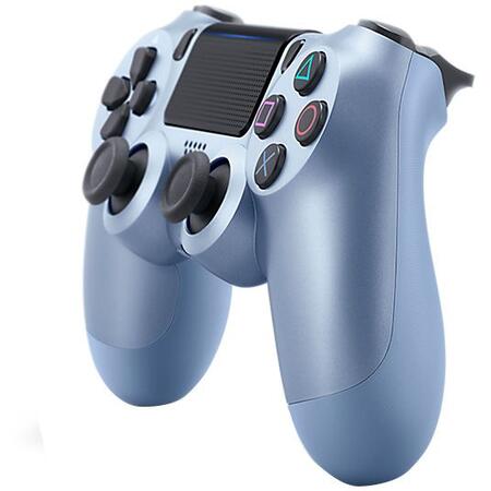 Controller Sony Dualshock 4 v2, pentru PlayStation 4, Titanium Blue