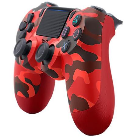 Controller Sony Dualshock 4 v2, pentru PlayStation 4, Red Camouflage