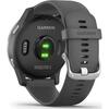 Ceas smartwatch Garmin Vivoactive 4, Shadow Gray/Silver