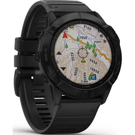Ceas Smartwatch Garmin Fenix 6X Pro, 51 mm, Black