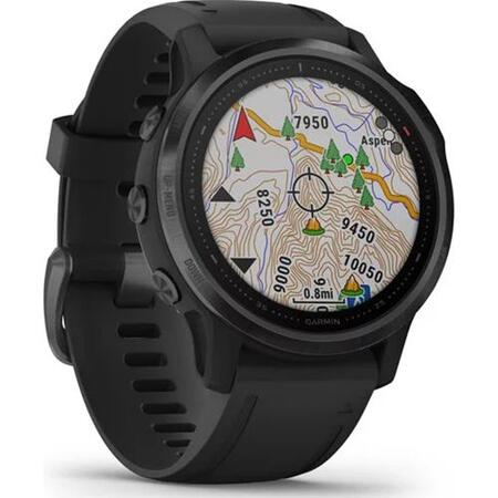 Ceas Smartwatch Garmin Fenix 6S Pro, 42 mm, Black