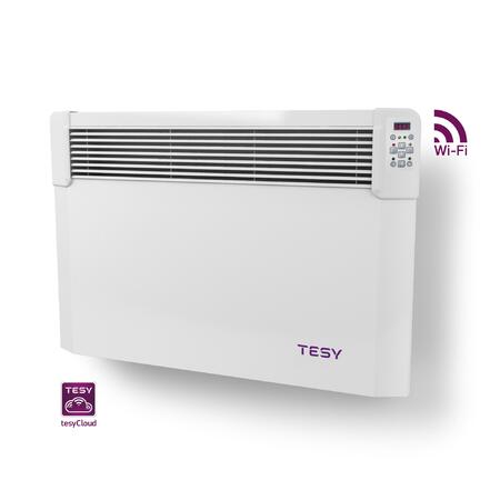 Convector de perete TESY CONVECO CN04150EIS CLOUD Wi-Fi Control, 1500 W, ERP 2018