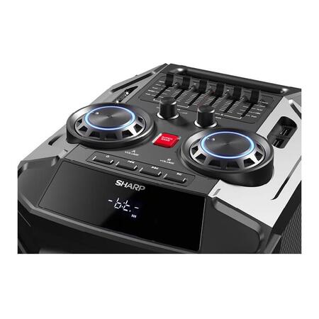 Sistem audio Sharp PS-940, 180W, Bluetooth, DJ controller and Mixer, Super Bass Effect, Party LED