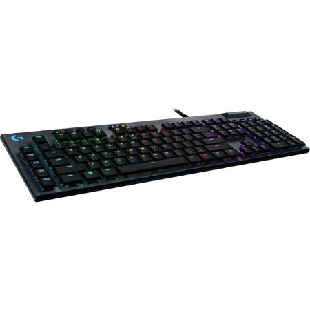 Tastatura mecanica gaming Logitech G815, Ultraslim, Lightsync RGB, Switch Clicky