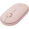 Mouse wireless Logitech Pebble M350, Roz