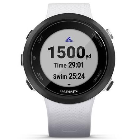 Smartwatch Garmin Swim 2, GPS, EU, Silicon, Whitestone