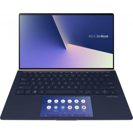 Ultrabook ASUS 14'' ZenBook 14 UX434FLC, FHD, Intel Core i7-10510U, 16GB, 1TB SSD, GeForce MX250 2GB, Win 10 Pro, Royal Blue