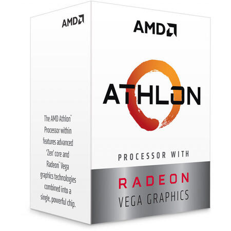 Procesor Athlon 3000G 2-Core Vega 3.5GHz 5MB AM4