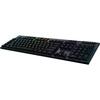Tastatura mecanica gaming Logitech G915, Ultraslim, Lightspeed Wireless, Lightsync RGB, Switch Clicky