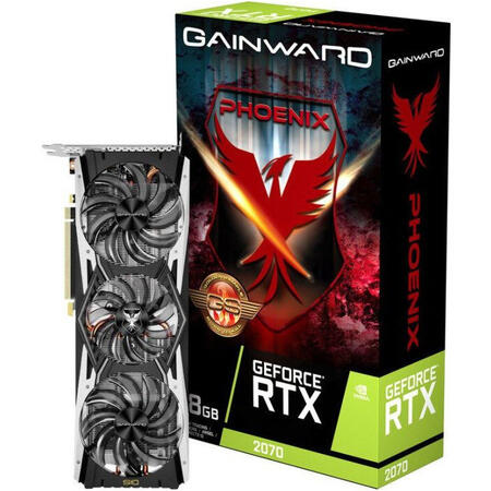 Placa video GeForce RTX 2070 Phoenix GS, 8G GDDR6, 256bit