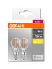 OSRAM Set 2 becuri Led, E14, 4W, 470 lumeni, lumina calda(2700K)