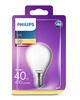 Philips Bec LED tip lumanare 4.3W (40W), E14, alb cald, fără intensitate variabilă, temperatura culoare 2700K