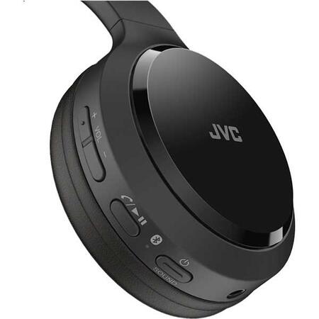 Casti over ear JVC HA-S60BT-BE, Precision sound, Bluetooth, Negru