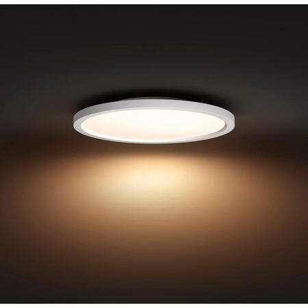 Plafoniera LED integrat HUE Aurelle ,ambianta alba , 28W, 2200 lm, intrerupator cu variator inclus