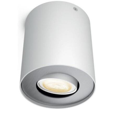 Spot HUE Pillar, LED WiFi, GU10, 5.5W(50W), 220-240V, lumina alba reglabila calda-rece