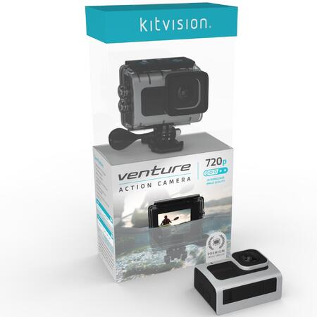 Camera video sport Kitvision Venture 720p, HD, KVVEN72 Lightning Silver