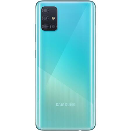 Telefon mobil Samsung Galaxy A51, Dual SIM, 128GB, 4GB RAM, 4G, Prism Crush Blue
