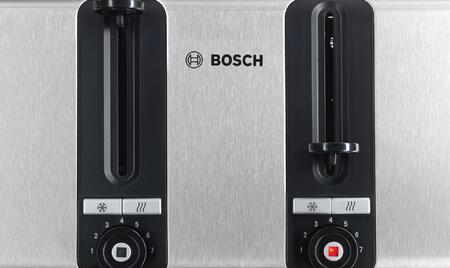 Prajitor de paine Bosch TAT7S45, 4 felii, dezghetare, reincalzire, grafit
