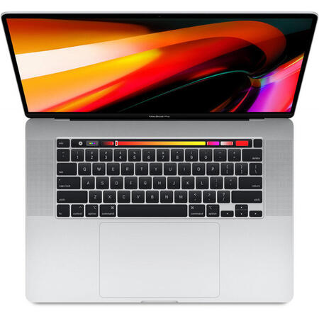 Laptop Apple MacBook Pro 16" Touch Bar, Intel Core i7 2.60 GHz, 16GB, 512GB SSD, Radeon Pro 5300M 4GB, Silver, INT KB