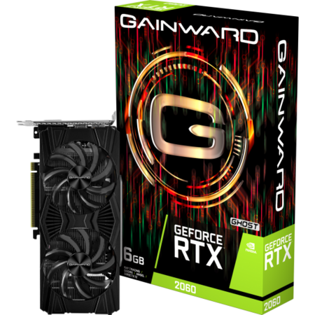Placa video GeForce RTX 2060 6GB Ghost, 6GB GDDR6, HDMI, DP, DVI