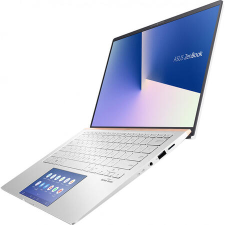 Ultrabook ASUS 14'' ZenBook 14 UX434FAC, FHD, Intel Core i7-10510U, 16GB, 512GB SSD, GMA UHD, Win 10 Home, Icicle Silver