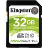 Card Kingston, 32GB, Canvas Select Plus, Clasa 10 UHS-I, R/W 100/85 MB/s