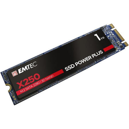 SSD X250, 1TB, SATA M2 2280, R/W speed 520MBs/500MBs