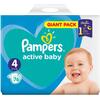 Scutece Pampers Active Baby 4 Giant Pack, 76 bucati