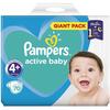 Scutece Pampers Active Baby 4+ Giant Pack, 70 bucati