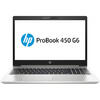 Laptop HP 15.6'' ProBook 450 G6, FHD, Intel Core i7-8565U,  8GB DDR4, 1TB, GMA UHD 620, FreeDos, Silver